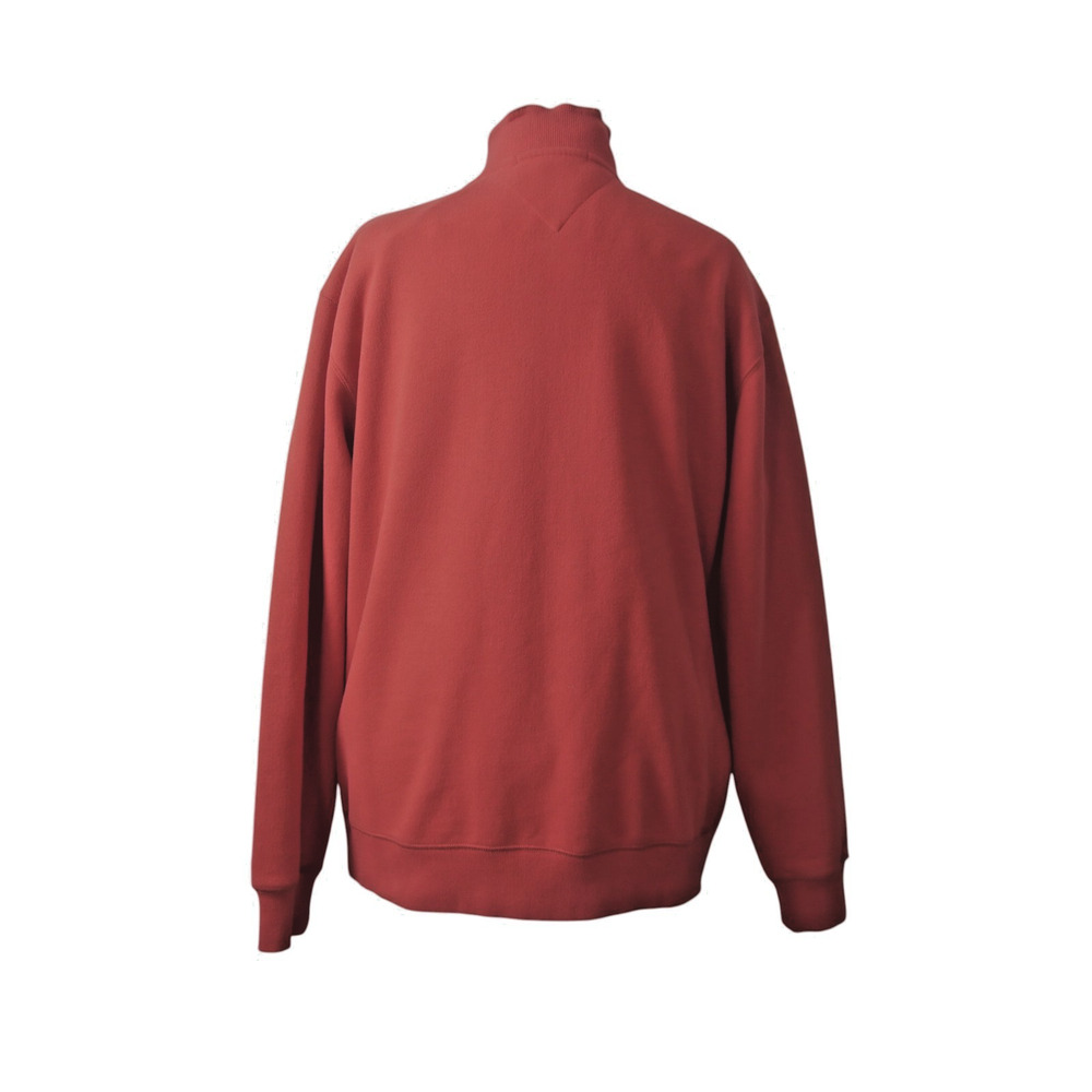 Vintage Tommy Hilfiger Men’s L Quarter Zip Big Logo Colorblock Sweatshirt - Picture 5 of 9